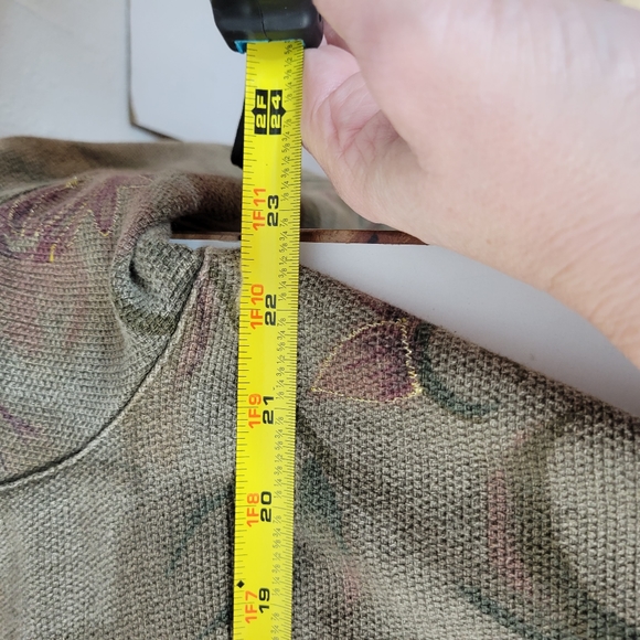 Womans Chicos Design Jade Rose Metallic Thread Jacket Button Front Size 3 - Picture 10 of 10